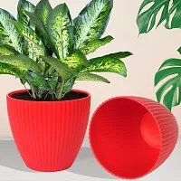 LA MONARCA Flower Pot | Flower Planter Pots for Indoor | Pot for Garden  Balcony Flowering | Flower Plants Pot | Mega Flower Pot | 6 Inch | Multicolor | Pack of 4-thumb2