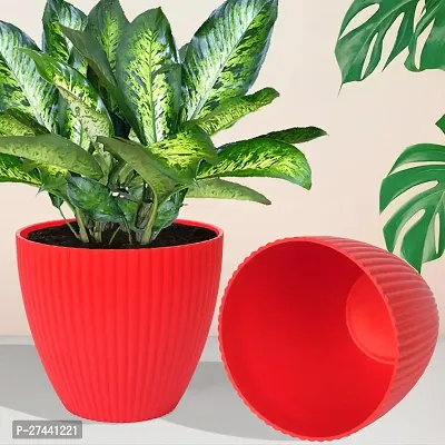 LA MONARCA Flower Pot | Flower Planter Pots for Indoor | Pot for Garden  Balcony Flowering | Flower Plants Pot | Mega Flower Pot | 6 Inch | Multicolor | Pack of 4-thumb3