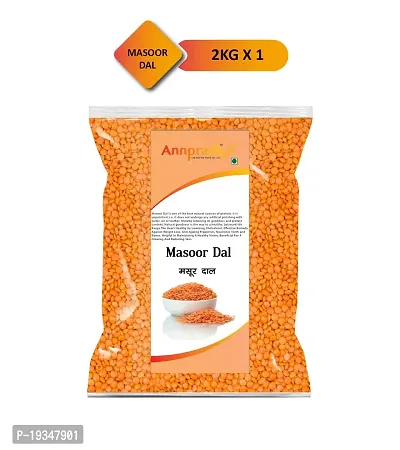 Annprash Premium Quality Masoor Dal 2 kg-thumb0