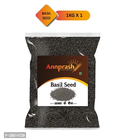 Annprash Premium Quality Basil Seed 1kg (Pack of 1)-thumb0