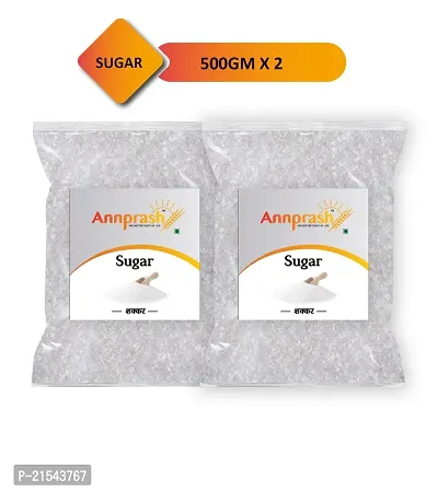 Annprash Premium Quality White Sugar 1 kg (500 gm x2 Pack)