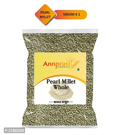 Annprash Premium Quality Bajra Sabut 500gm (Pearl Millet Whole)