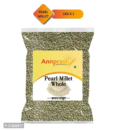 Annprash Premium Quality Bajra Sabut 1 kg  (Pearl Millet Whole)-thumb0