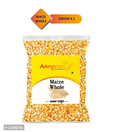 Annprash Premium Quality Popcorn Makka Sabut 500gm (Popcorn Maize )-thumb0