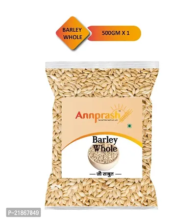 Annprash Premium Quality Jau Sabut 500gm ( Barley Whole )-thumb0