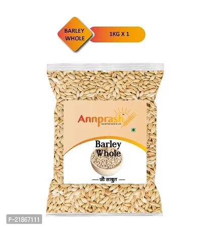 Annprash Premium Quality Jau Sabut 1 kg  ( Barley Whole )-thumb0