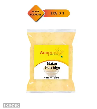 Annprash Premium Quality Makka Dalia 1 kg Maize Porridge-thumb0