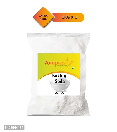 Annprash Premium Quality Baking Soda 1 kg (Meetha Soda)-thumb0