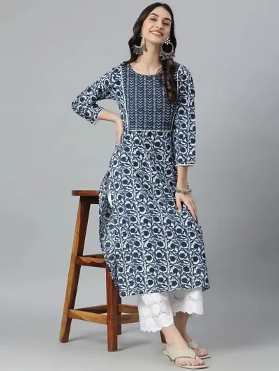 Stylish Rayon Stitched Kurta For Women