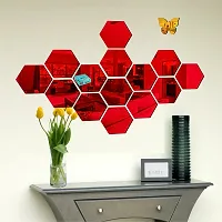 Designer Red Acrylic Wall Stickers-thumb1