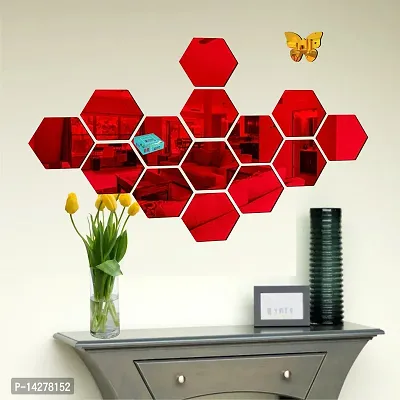 Designer Red Acrylic Wall Stickers-thumb2