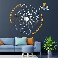 Designer Silver Acrylic Wall Stickers-thumb2
