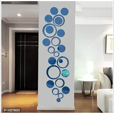 Designer Blue Acrylic Wall Stickers