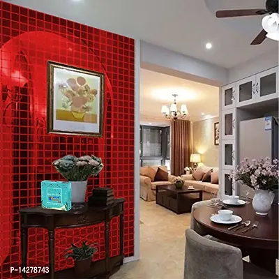 Designer Red Acrylic Wall Stickers
