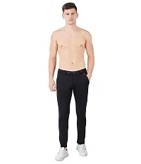 Mens 4 Way Lycra Strechable casual Trousers  Pant / black color /-thumb2