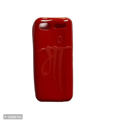 Super Grade Silicon Colourful Heavy Duty Classic Back Matte Texture Mobiile Phone Back Case Cover Compatible (Lava Gem Red)