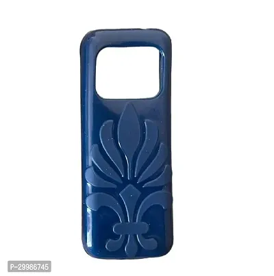 Jio Bharat V1/K1 Premium Back Matte Texture Hevy Duty Non-Faddable Durable Mobile Phone Back Case Cover For (Jio Bharat B1 V1/K1 (Blue))