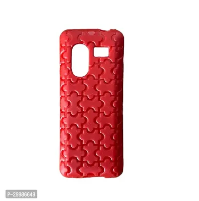 Tpu Heavy Duty Extra Grip Soft Flexible Mobile Ohone Back Case Pouch Cover Combatble For ((Red))