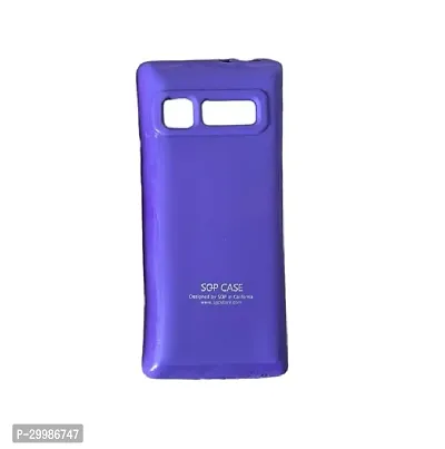 Jio F220 4G Back Matte Finish Heavy Duty Tpu Silicone Back Case Soft Flexible Protective Phone Coverr For (Jio F220 Purple)