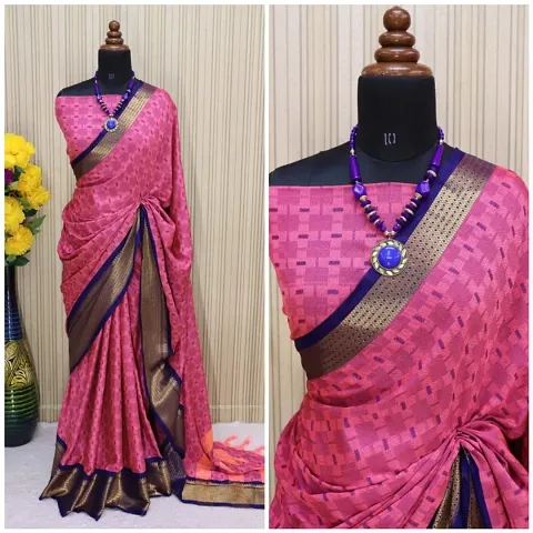 Beautiful Silk Saree with Blouse piece