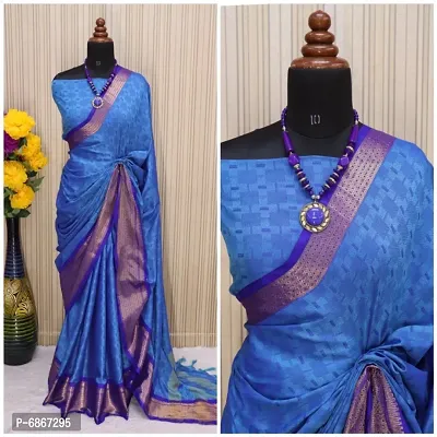 Beautiful Cotton Silk Saree with Blouse piece