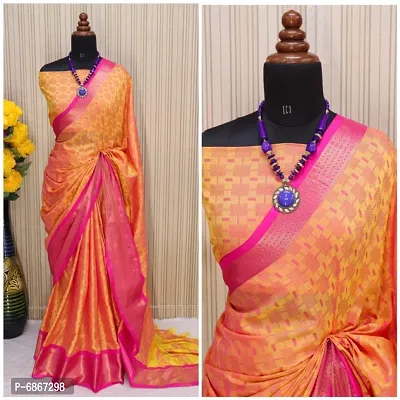 Beautiful Cotton Silk Saree with Blouse piece