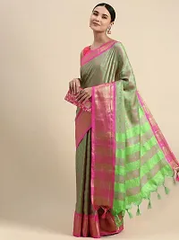 Woven Designer Cotton Silk Jacaaurd Saree-thumb1
