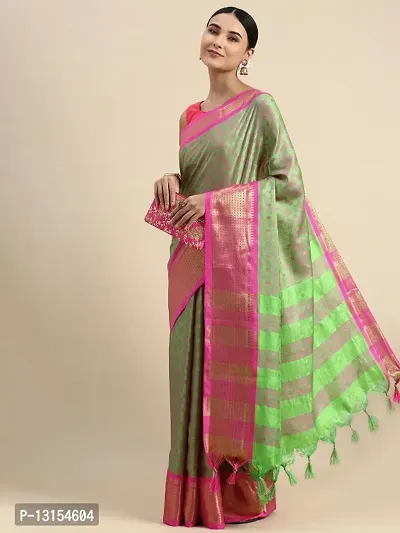 Woven Designer Cotton Silk Jacaaurd Saree-thumb2