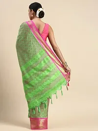 Woven Designer Cotton Silk Jacaaurd Saree-thumb3