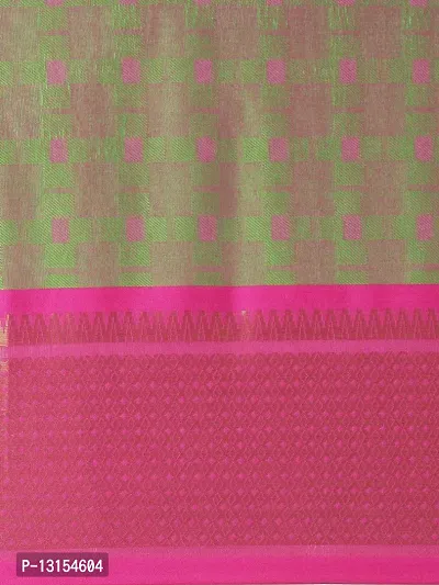 Woven Designer Cotton Silk Jacaaurd Saree-thumb5