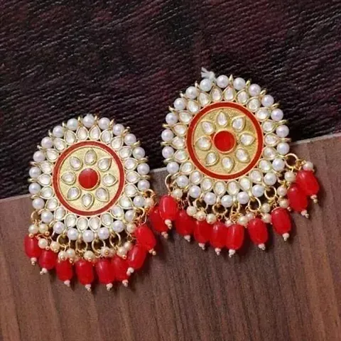 Siya Creation Brass Jhumkas Earrings For Women