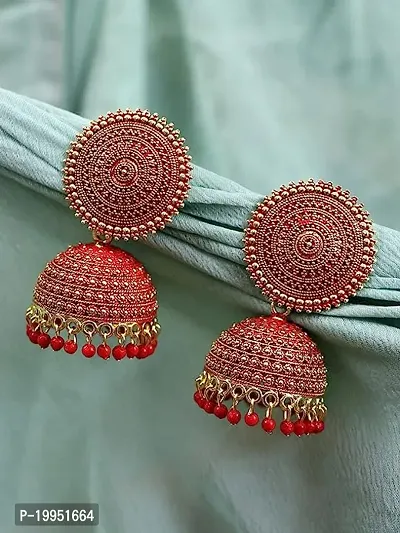 Siya Creation  Brass  Jhumkas Earrings For Women