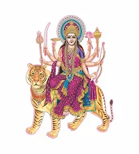 Ghar Kraft Combo Set of 2 Wall Stickers Maa Jagdamba|Ram Bhakt Hanuman-thumb1