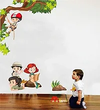 Ghar Kraft Set of 2 Wall Sticker Bird House On A Branch and Kids Activity Wall Sticker-thumb2