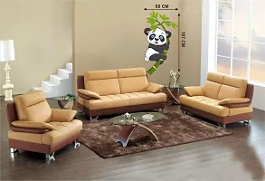 Ghar Kraft Set of 2 Wall Sticker Baby Panda and Flying Bird with Cage Wall Sticker-thumb3