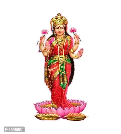 Ghar Kraft Combo Set of 2 Wall Stickers Lakshmi MATA|Gajanand-thumb2