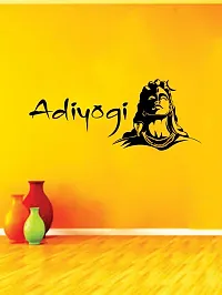 Ghar Kraft Krishna/Adiyogi/Shiv Parvati/om Sticker Wallpaper for Temple/Home/Livingroom/Hall-thumb2