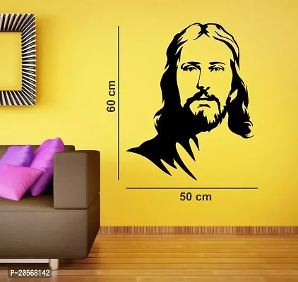 GHAR KRAFT Jesus Christ Wall Sticker and Animals Switch Board for Room, Hall, Kitchen (PVC Viny)-thumb5