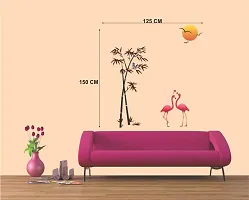 Ghar Kraft Set of 2 Wall Sticker Sunset Swan and Tribal Lady Wall Sticker-thumb3