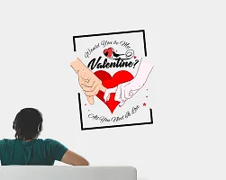 Ghar Kraft Combo Set of 2 Wall Stickers Love Story|Valentine All You Need-thumb2