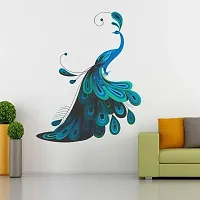 Ghar kraft Tribal Lady | Bird Sunset | Peacock Wall Sticker Set of 4 for Home D?cor/Walls/Livingroom/Hall-thumb2