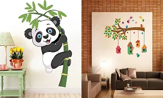 Ghar Kraft Set of 2 Wall Sticker Guitar and Magical Tree Wall Sticker-thumb1