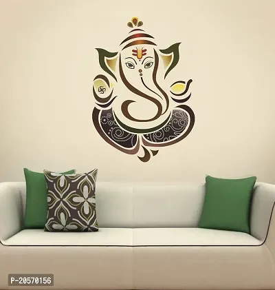 Ghar Kraft Combo Set of 2 Wall Stickers Royal Ganesh|Royal Peacock-thumb2