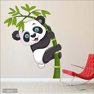 Ghar Kraft Dream Girl and Flying Bird with Cage PVC Wall Sticker +1 Baby Panda Sticker Wall Decals for Home, Living Room, Bedroom Decoration-thumb4