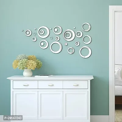 Ghar Kraft Acrylic Ring Wall Sticker for Home Decor