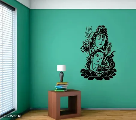 GHAR KRAFT Shiv Parwati Wall Sticker and Twitter BirdSwitch Board Sticker for Room, Hall, Kitchen (PVC Viny)-thumb4