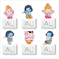 GHAR KRAFT Freedom Wall Sticker and Ganesh Switch Board Stickers for Bedroom, Hall, Living Room, Kids Room-thumb1