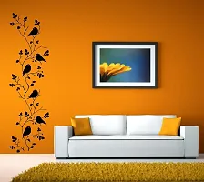 Ghar Kraft Set of 4 Multicolor Wall Sticker Bird Vine|Cute Bal Krishna Makhan Chor|Beach with Sunset|Bird House On A Branch Material - Vinyl-thumb4