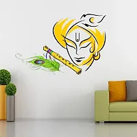 Ghar Kraft Set of 4 Combo Wall Stickers |Krishna|Krishna Black|Krishna Dahi Handi|Krishna with Cow-thumb1