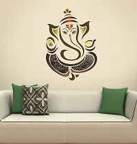 GHAR KRAFT Royal Ganesh Wall Sticker and Twitter BirdSwitch Board Sticker for Room, Hall, Kitchen (PVC Viny)-thumb3